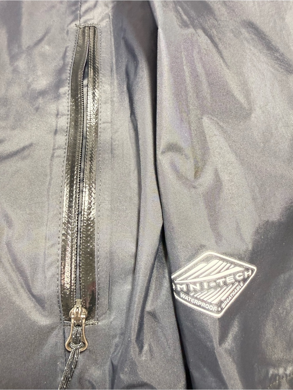 Columbia Midnight Blue Hooded Waterproof Shell Jacket - Picture 9 of 16